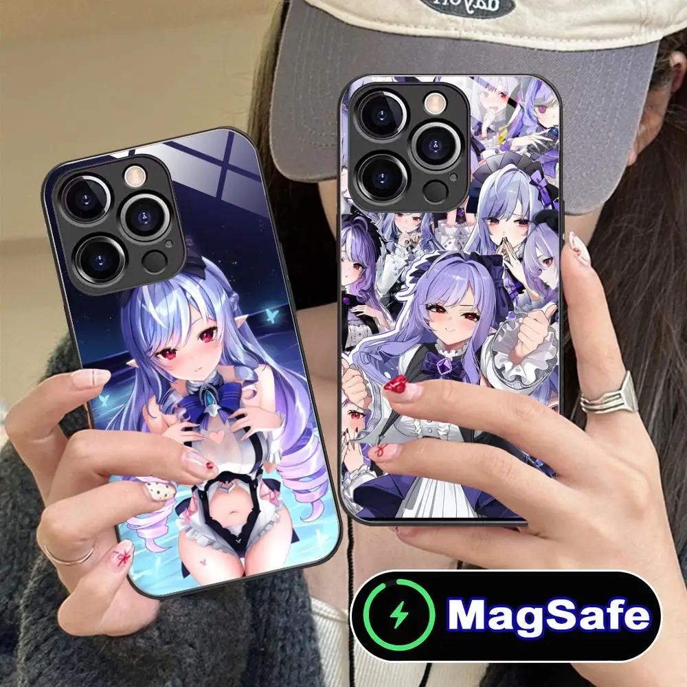 

Чехол для телефона Zenless Zone Zero Vivian для iPhone 17 16 15 14 13 12 11 Air Pro Max Plus Mini, стеклянный, цветной, с MagSafe, класса люкс