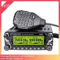 2023 Zastone D9000 50W Car Walkie Talkie 50km Dual Band U/V Mobile Radio HF Transceiver CB Radio Station 136-174MHZ 400-520MHZ