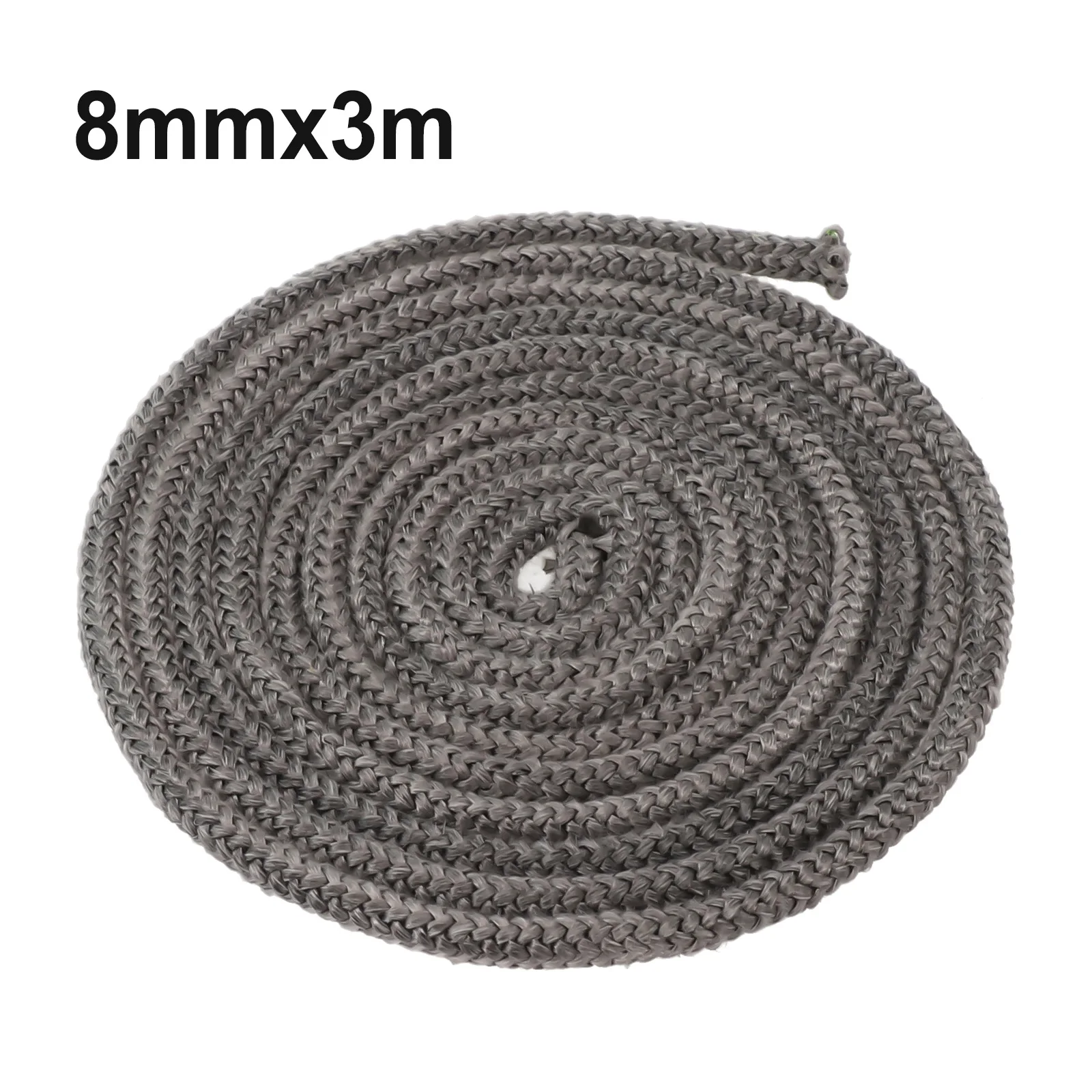 

8/12mm 2M Length Log Fiberglass Rope Seal Black Stove Fire Rope Wood Burning Stove Burner Door Seal Stove Door Seal Supplies