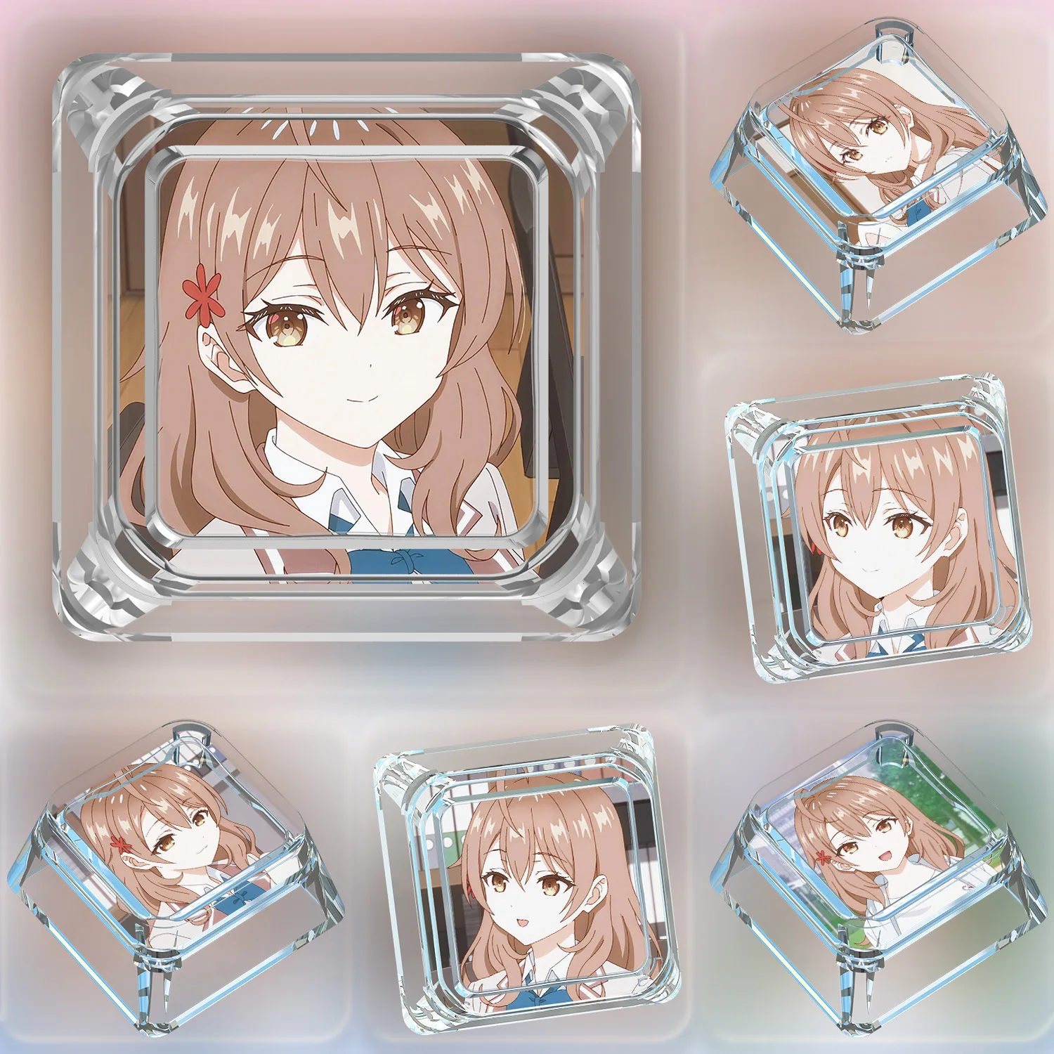 

Diy Goddess Story Trainer Maria Mechanical Keyboard Keycaps Cross-Axis Mechanical Keyboard Pc Personalized Keycaps Gift Toys