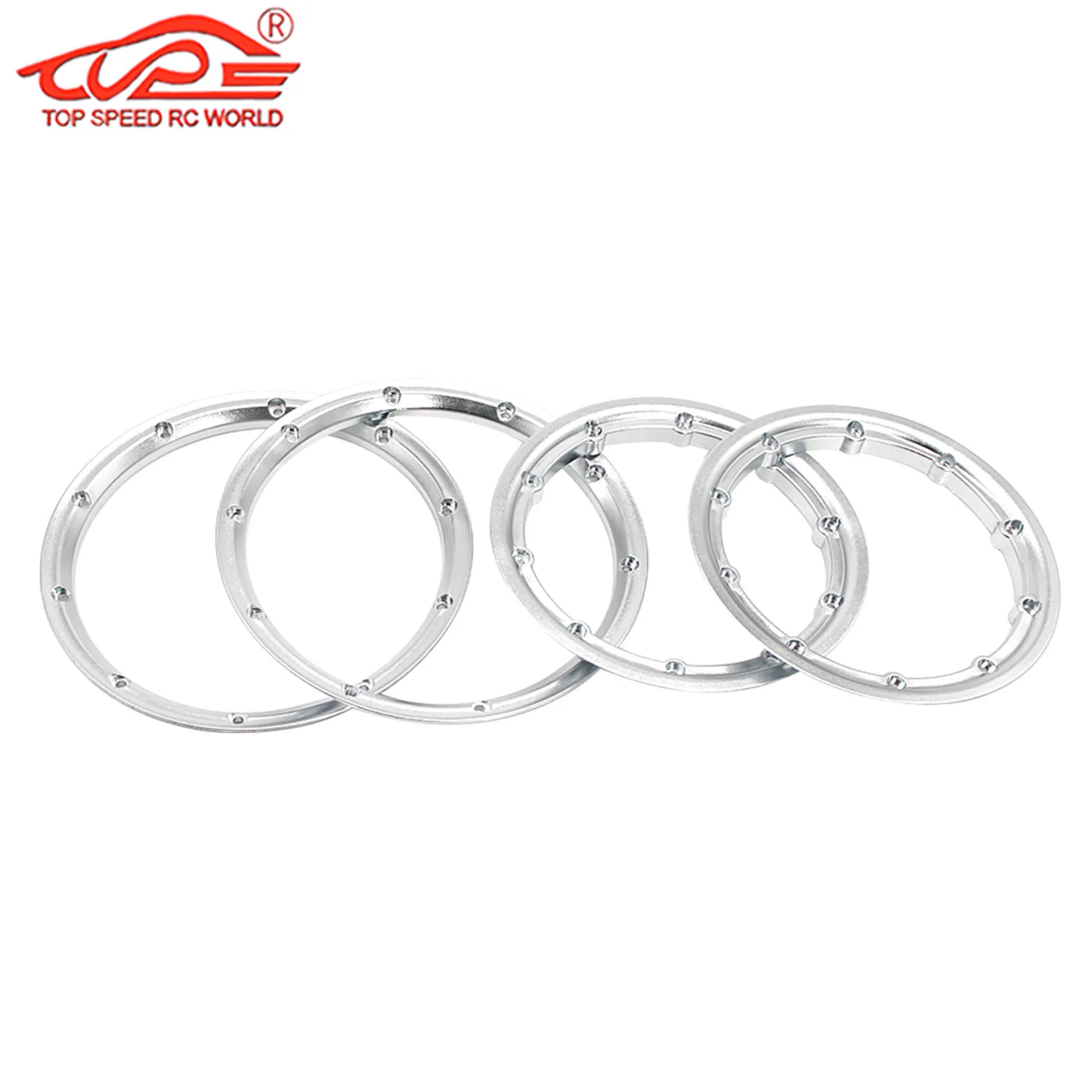 HPI ROVAN KM BAJA Losi 5ive-T FID DTT QL 트럭 부품용 1/5 나일론 또는 크롬 플라스틱 내부 또는 외부 휠 허브 비드락 링