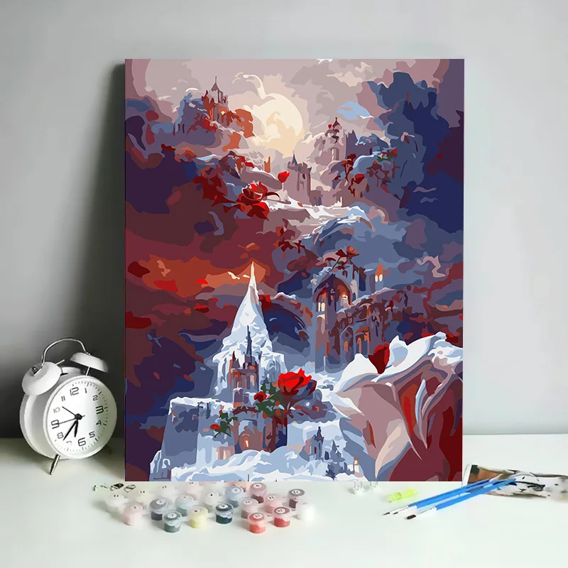 

1968533 Digital oil painting living room decorative painting sofa background wall hanging painting