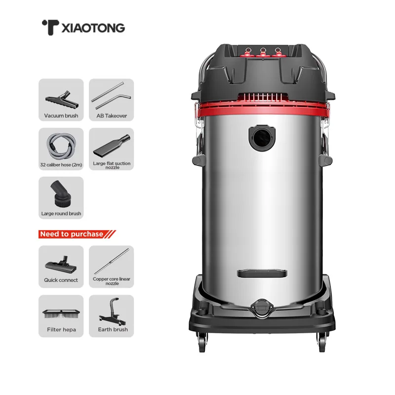 New Design Industrial Dry Wet Vacuum Cleaner 100L Vacuum Cleaner Commercial 3000W  Industrial Car Wash Vacuum Cleaner