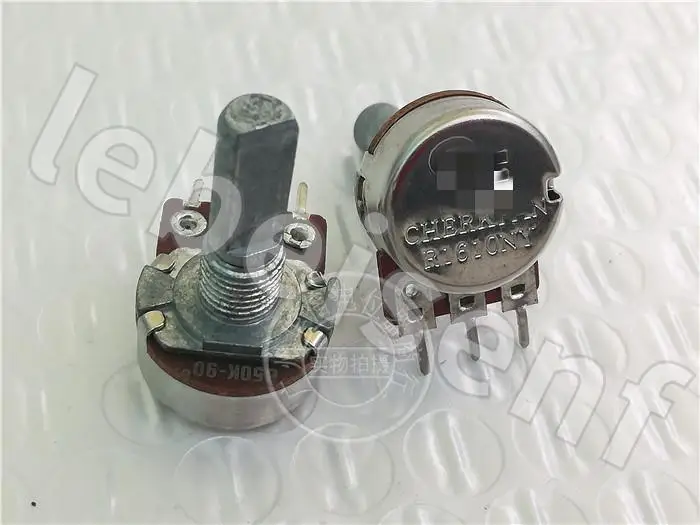 3pcs for CF R161ON-B50K-20F-C 90 degree B50K single potentiometer / handle length 20MMF
