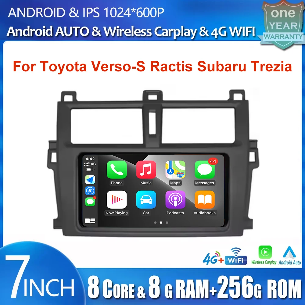 For Toyota Verso-S Ractis Subaru Trezia Navigation GPS  7