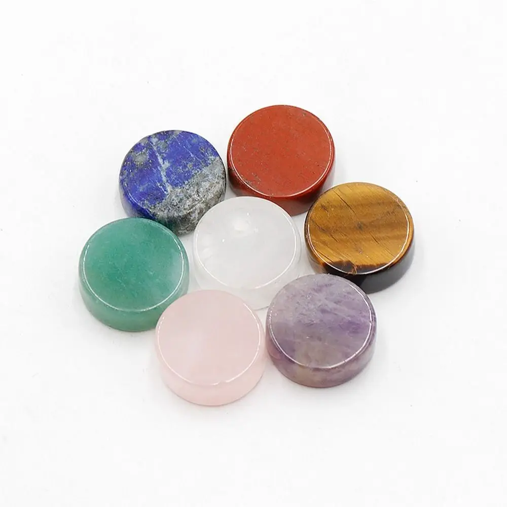 

7 PCS/set Natural Stone Seven Chakras Natural Crystal Stones Amethyst Clear Quartz Reiki Healing Gems Reiki Symbols Sodalite