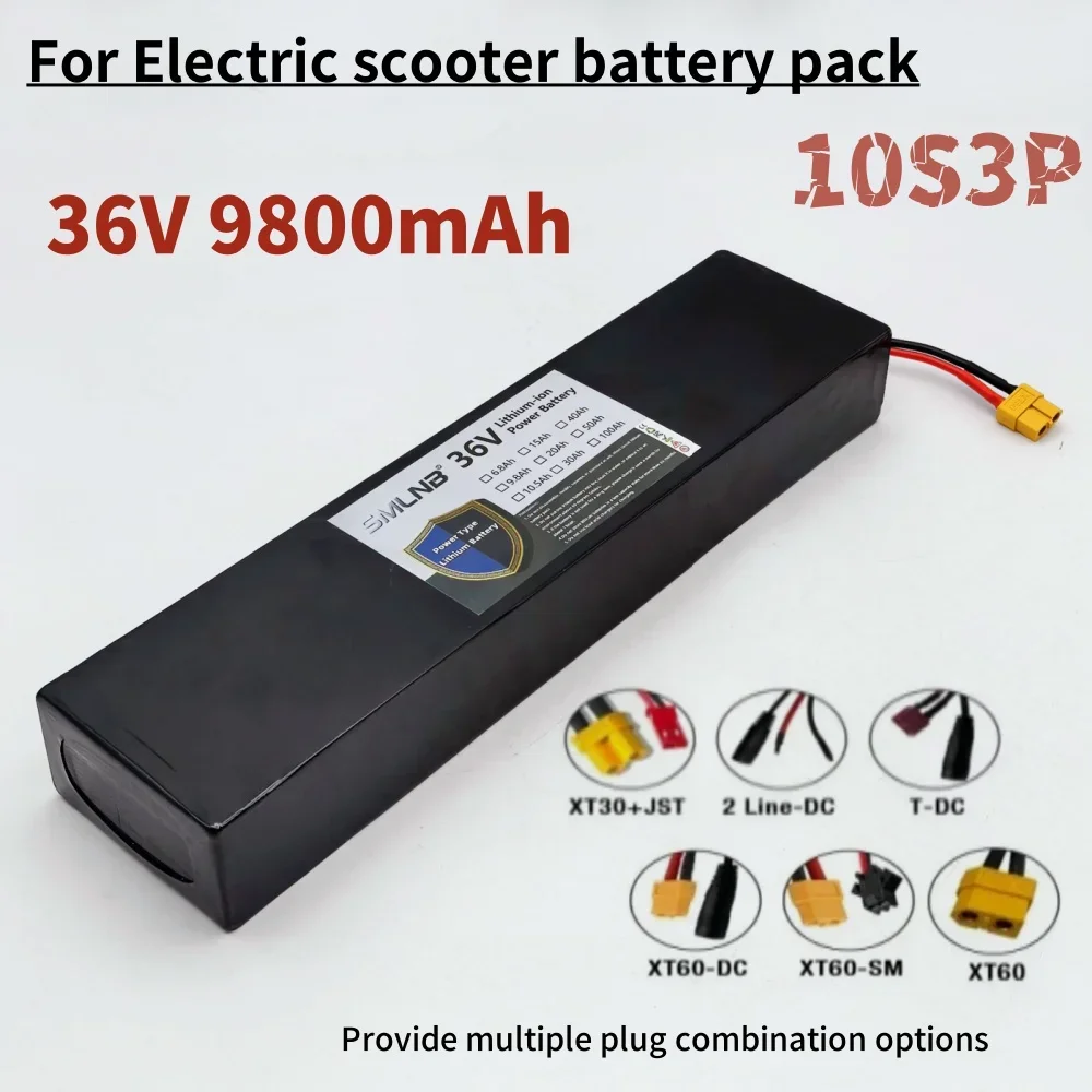 

10S3P 36V 9800mAh Lithium-Ion Rechargeable Battery Suitable for Electric Products Such as Scooters Battery