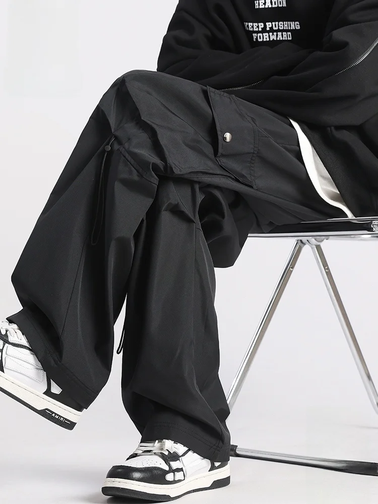 

PaulFrank American Sle Work Pants Men's Autumn New Trendy Loose Straight Leg Long Trousers Casual Pants Youth Daily Wear