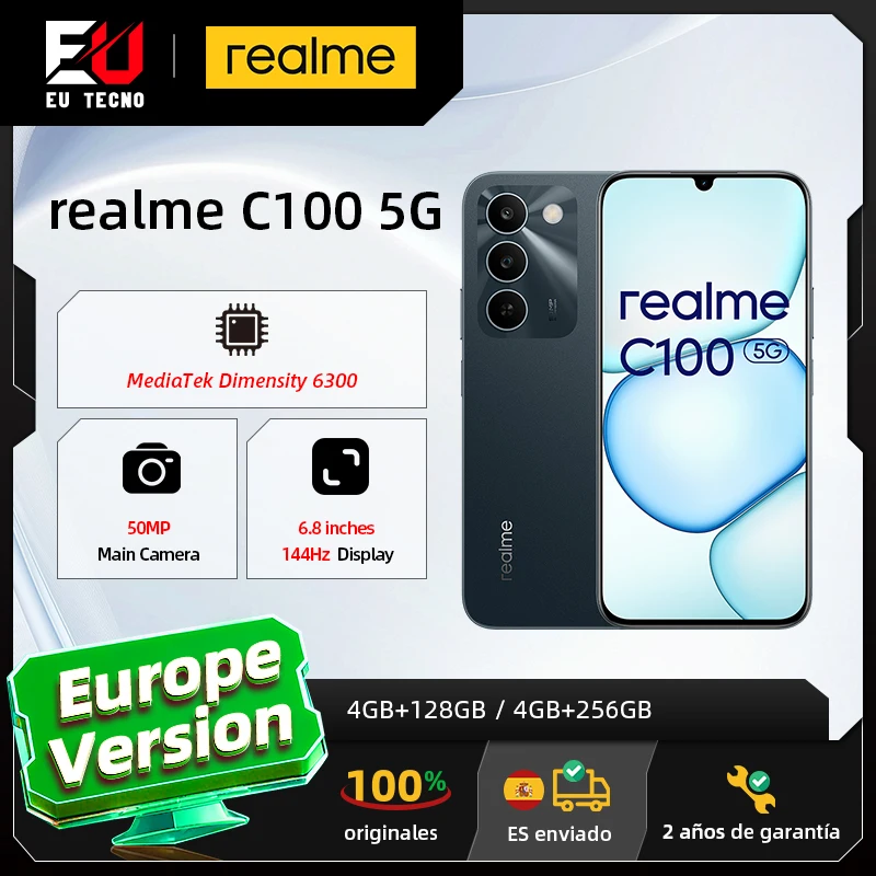 Realme Verde Movil C100 5G 4/256Gb - Imagen 10