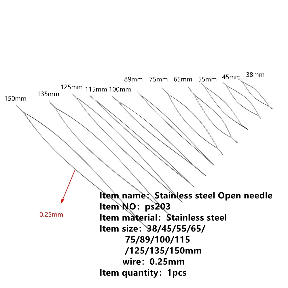 Hollow Needle Opening Jewelry Bead Threading Needle For Jewelry Making