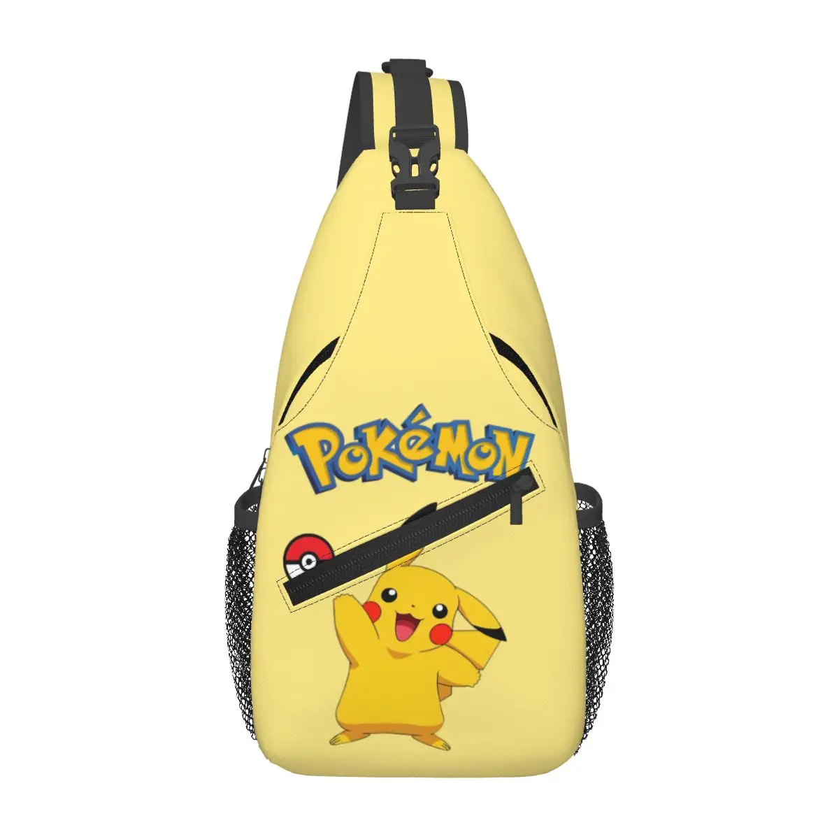 

Custom Bikachus Shoulder Crossbody Chest Backpack Women Men Shoulder Chest Bags Sling Bag for Traveling Hiking Bags