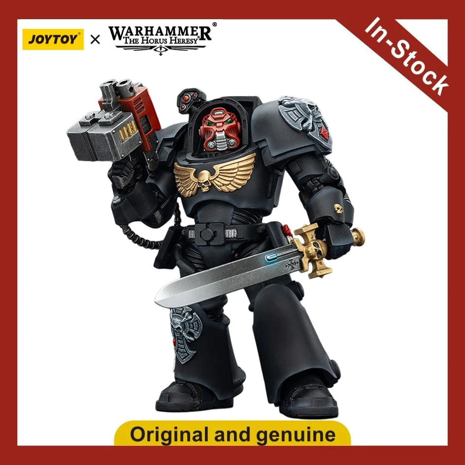 

【UA】JOYTOY Warhammer 40K Scale 1/18 Action Figure Black TemplarsTerminator 1 Fallen Model Toy Gift