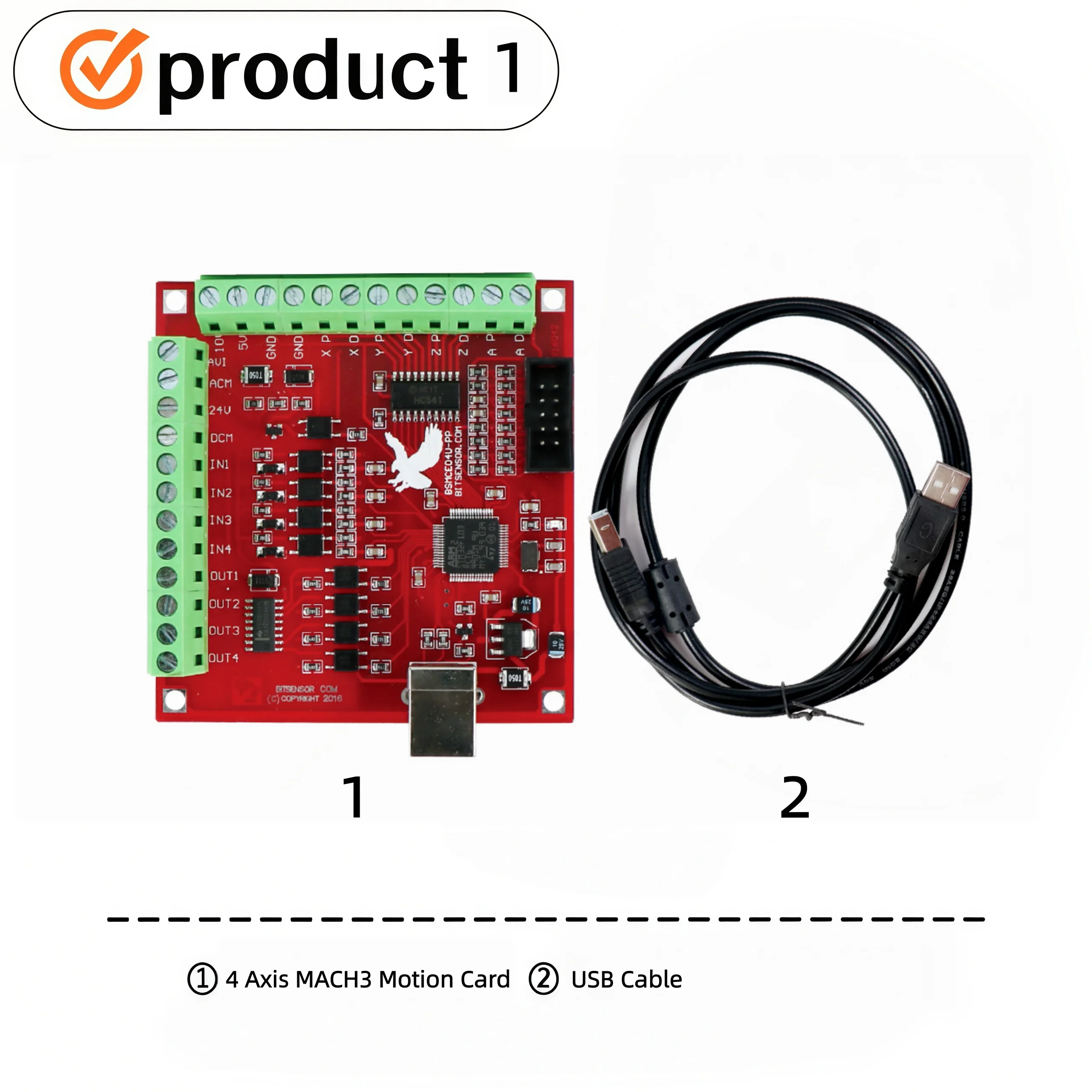 4-Achsen-MPG-Handrad + Mach3 USB-Schnittstellenkarten-Kit CNC Manueller Impulsgenerator Handsteuergerät für Router-, Gravur- und Fräsmaschinen | EU-Lager 24-Stunden-Versand ohne Mehrwertsteuer – Detail 1