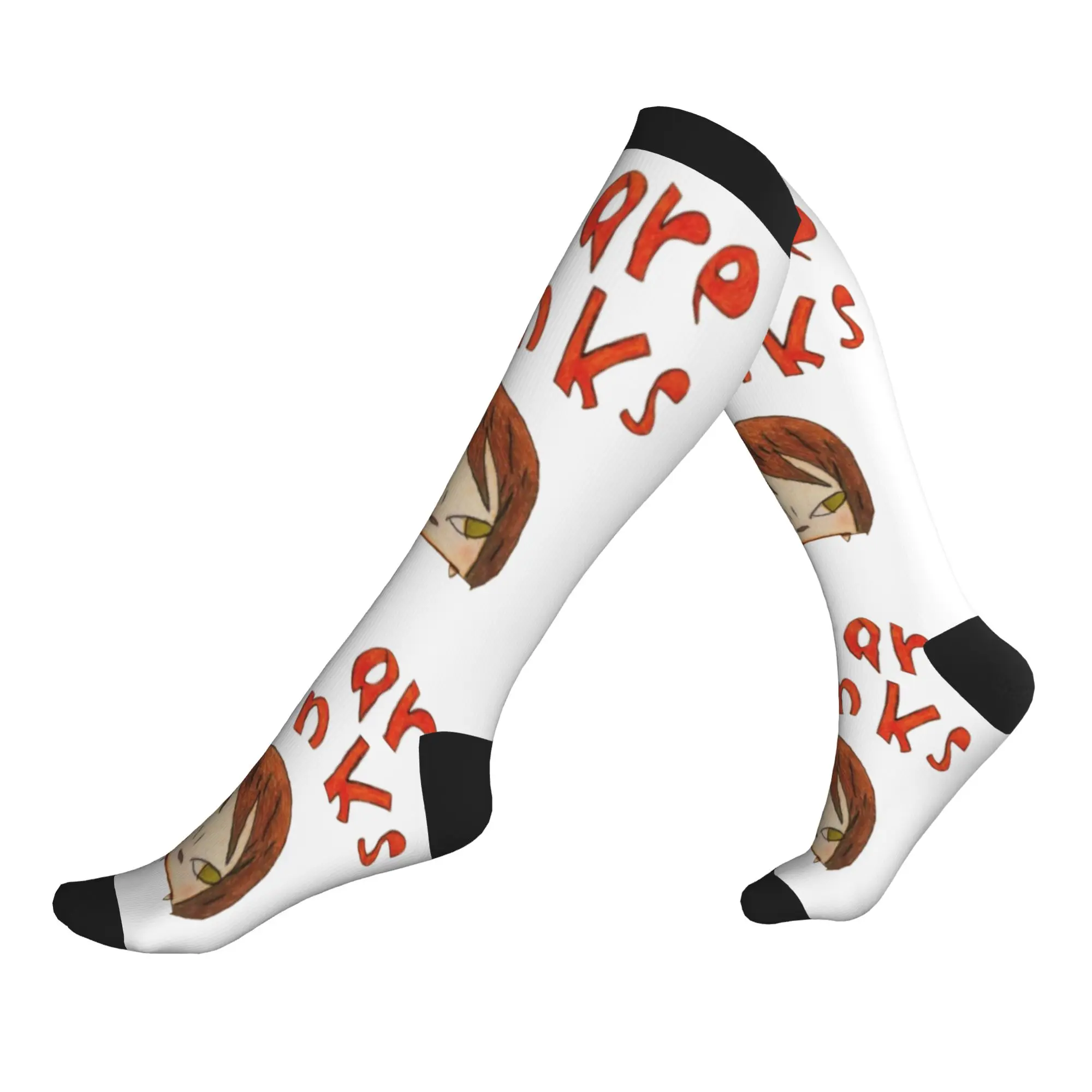 Cartoon Manga Yoshitomo Nara Men's Sports Compression Socks Unisex Cute  Spring Summer Autumn Winter Dress Socks