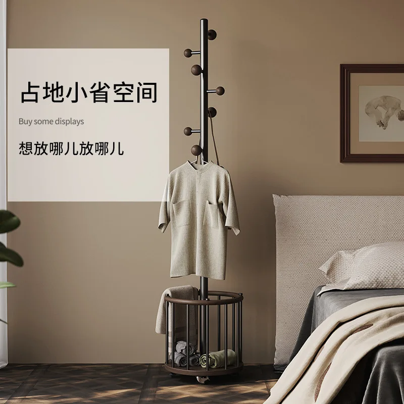 Cabide de canto, cabide de casa simples e resistente do chão ao teto para quarto