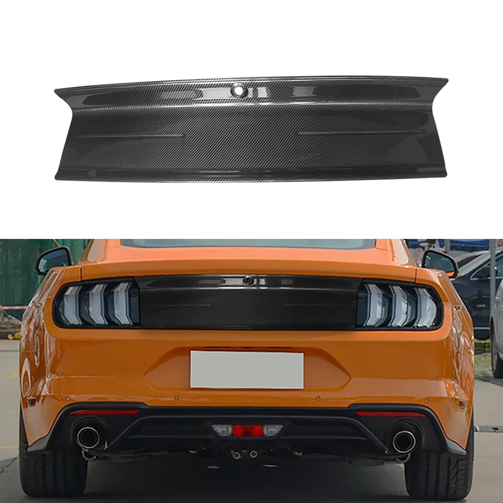 

Dry Carbon Fiber Trunk Lid Cover Panel for Ford Mustang 2015-2022 Years Rear Trunk