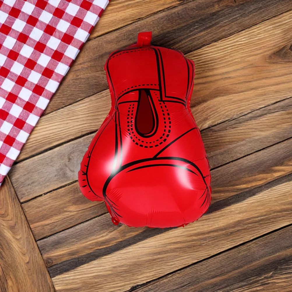 

4Pcs Boxing Glove Balloons Foil Decoration for Wrestling Birthday Party Boys Sports Party Supplies Baby Shower Balloons