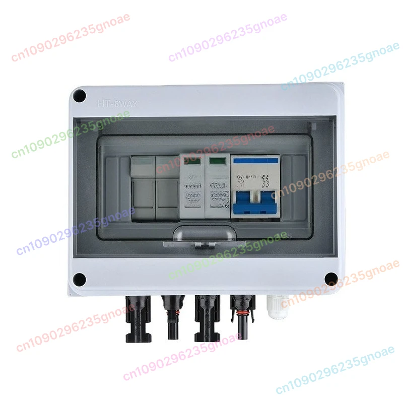 

Economical Waterproof Solar PV Combiner Box DC 600V 2 in 1 Out IP65 Junction Box for Solar Panel System