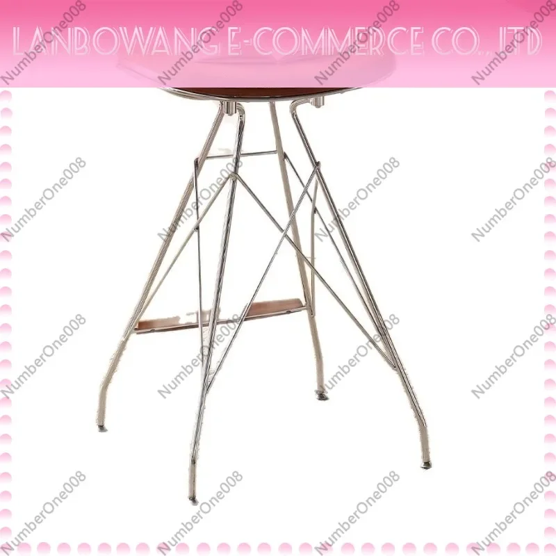 Medieval Style Saddle Bar Stool, Creative Retro Iron Bar Chair, Backless Tall Stool for Home Kitchen Island