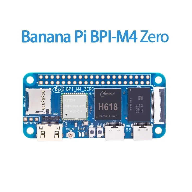 Banana Pi BPI-M4 Zero with Allwinner H618 chip design 4G RAM 32eMMC