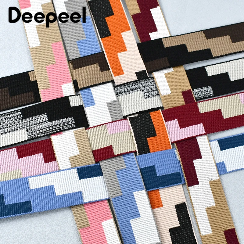 2 متر 38 مللي متر الجاكار حزام الأشرطة أشرطة الزخرفية الفرقة حزام حقيبة رافعة الملابس التحيز ملزمة DIY بها بنفسك الخياطة اكسسوارات #5