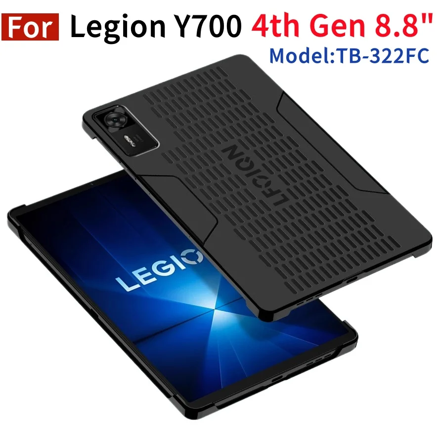 

Для Lenovo LEGION Y700 2025 Чехол 4-го поколения 8,8 дюйма TB322FC Защитная задняя крышка Funda для Y700 Gen 4 8,8 дюйма Жесткий ПК