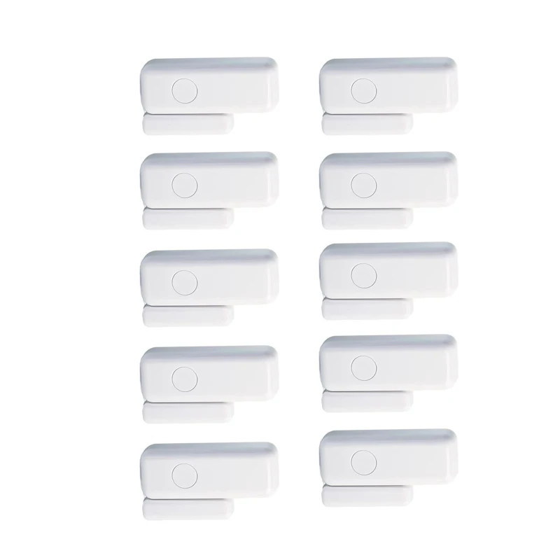 5-10pc-433mhz-wireless-door-sensormagnetic-contact-switch-for-door-open-detection-with-emergency-panic-button-diy-protection