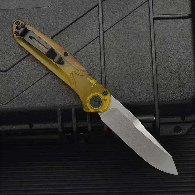 BM 9400 cuchillo de bolsillo táctico de supervivencia Edc caza Camping multiherramienta D2 acero al aire libre Camping caza herramientas de bolsillo