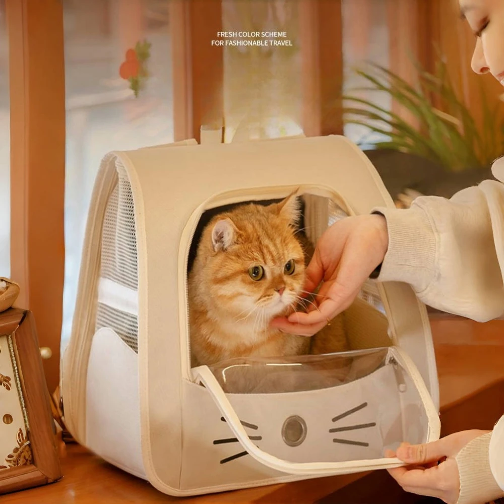 Foldable Backpack Small - 1Pc 35×25×35cm Cat Pet Carrier Backpack