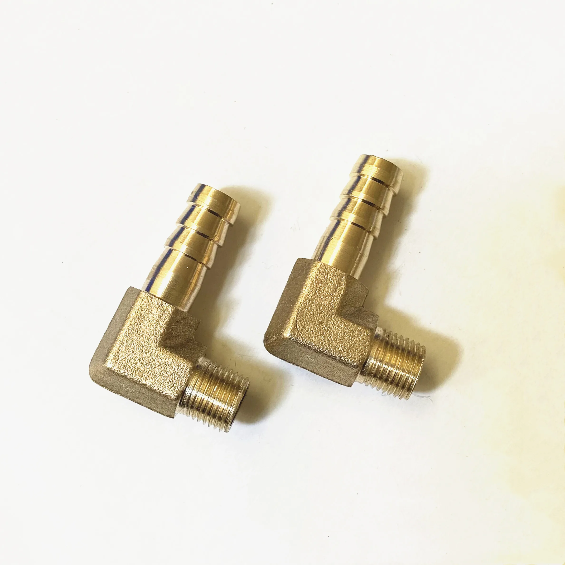 

6mm 8mm 10mm Hose Barb x 1/8" BSP Male Thread Brass Elbow Barbed Pipe Fitting Connector Coupler Adapter Water Gas Fuel