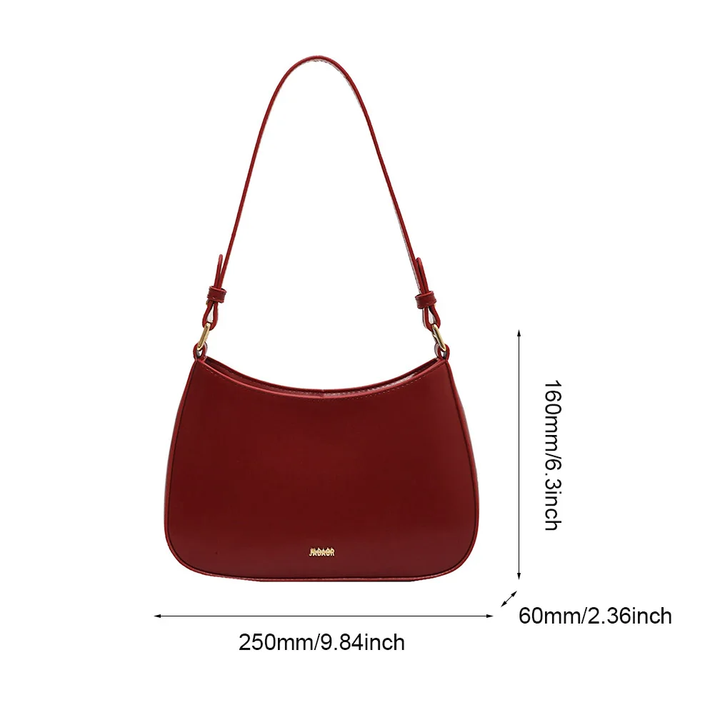 Wine Red Shoulder Bags for Women\'s 2024 New Texture Leather Crossbody Bag Luxury Designer Wedding Bride Handbags Vintage Satchel