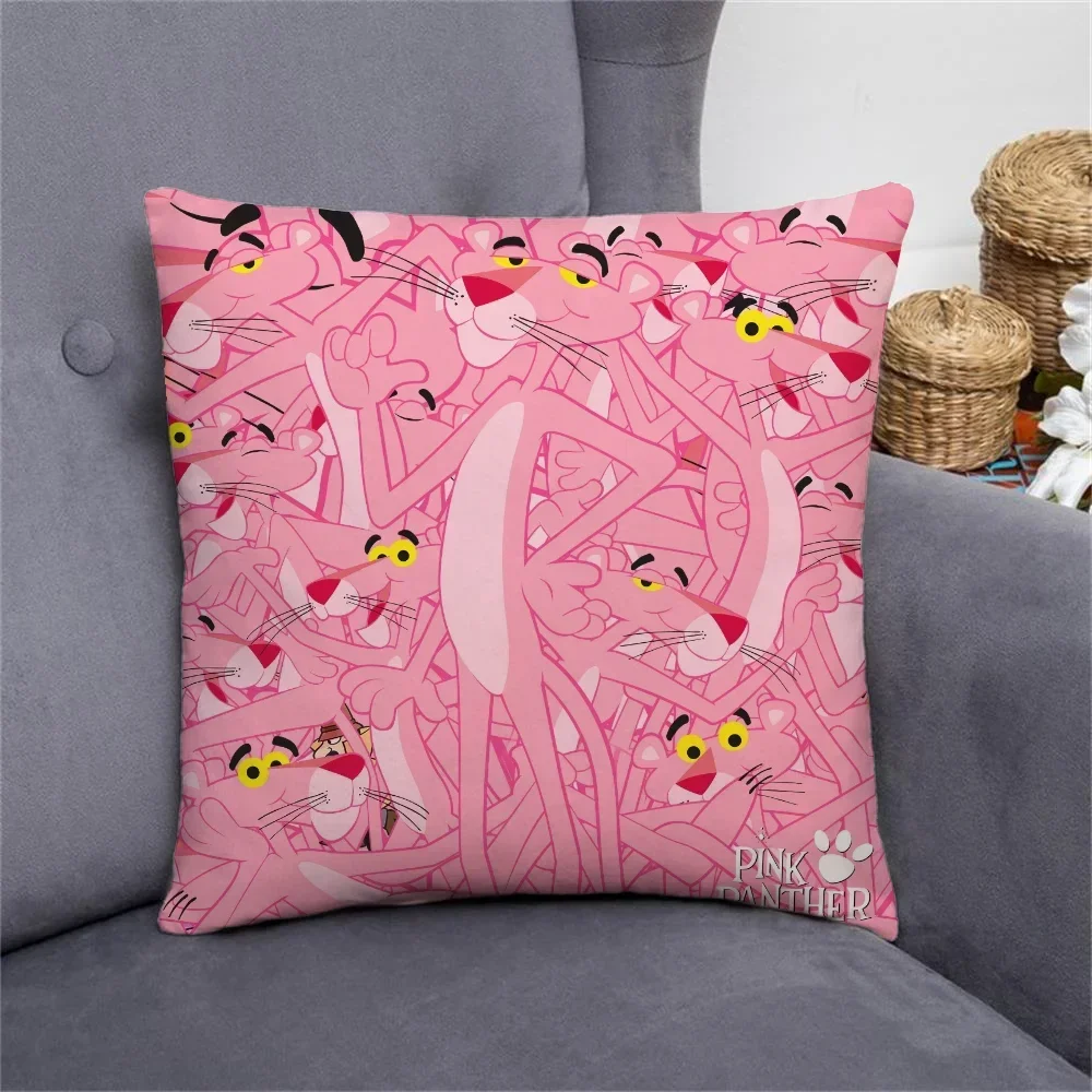 Pink Panthers Decorative Cushions for Sofa Cushions Covers Cushion Cover 45x45 Decoration Living Room Twin Size Bedding Pillow