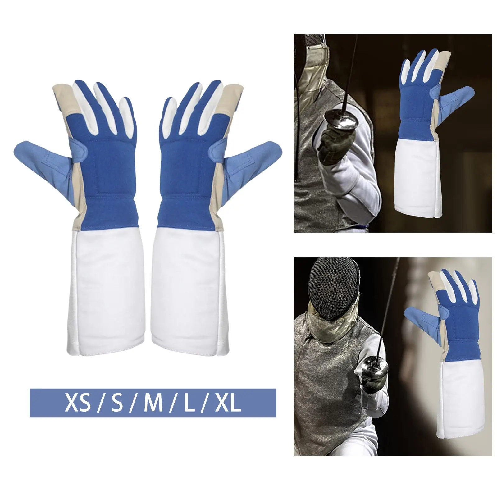 Fencing Glove Protective Gear Training Equipment for Youth Adult Kids Women