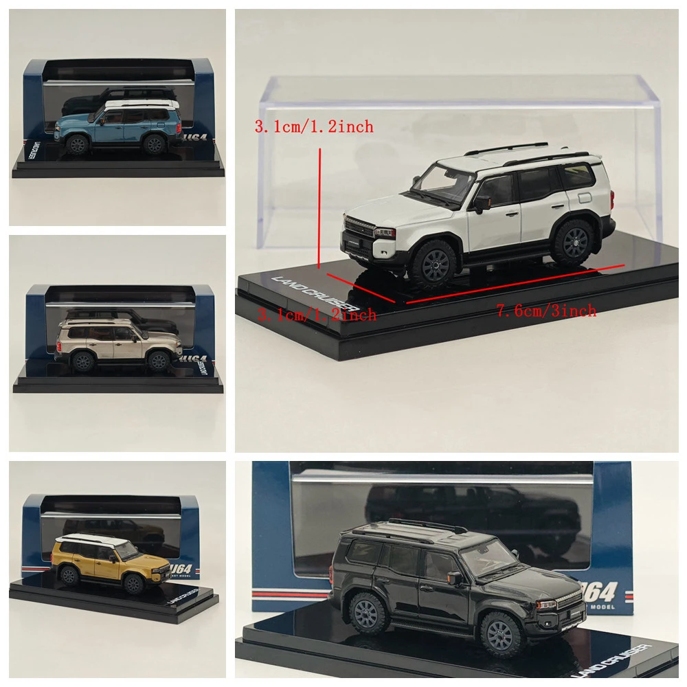 

Hobby Japan 1/64 Land Cruiser 250 (LHD) HJ644081 Series Diecast Model Car Miniature Limited Collection Toy Vehicle Models