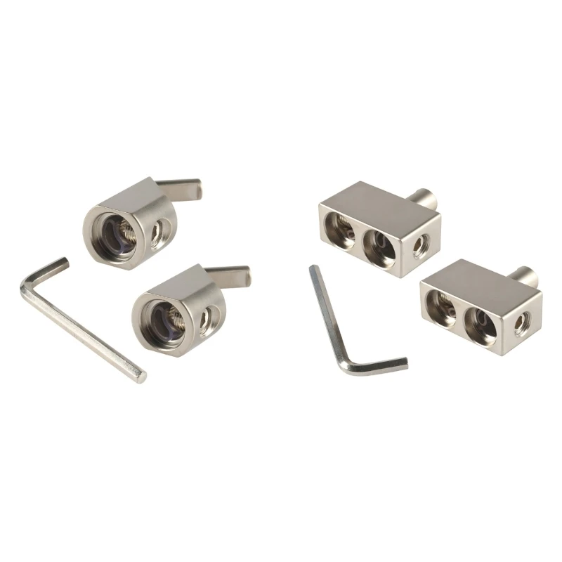 

Double 1/0Gauge to 1/0Gauge Amp Input Reducers Adapter to Add Two 0Gauge Terminals to Single 0Gauge Terminals