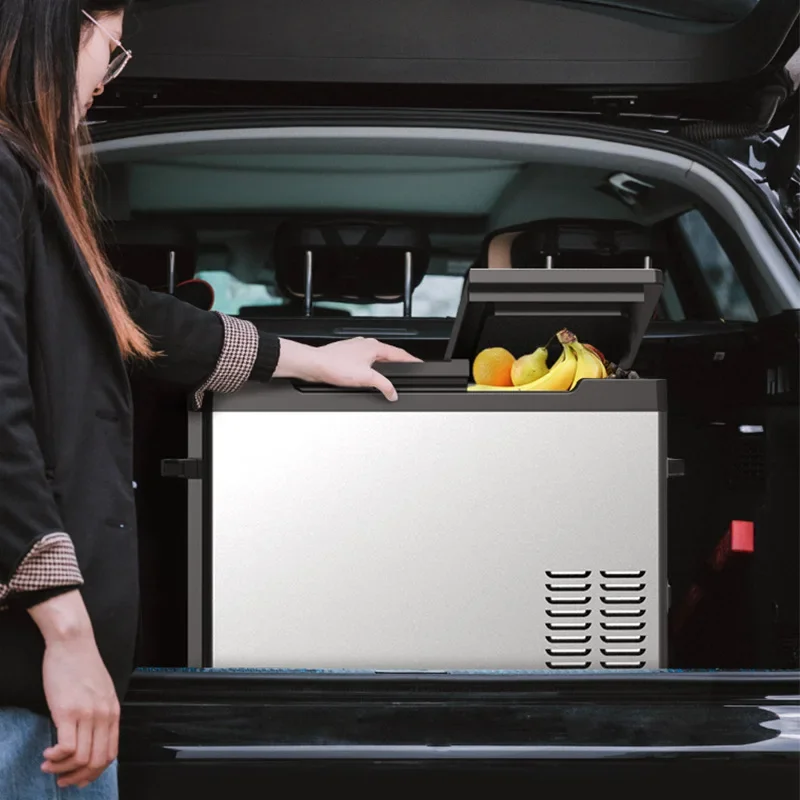 Car Refrigerator CD35/45/55L Compressor Refrigeration 12v24v Frozen Mini Refrigerator