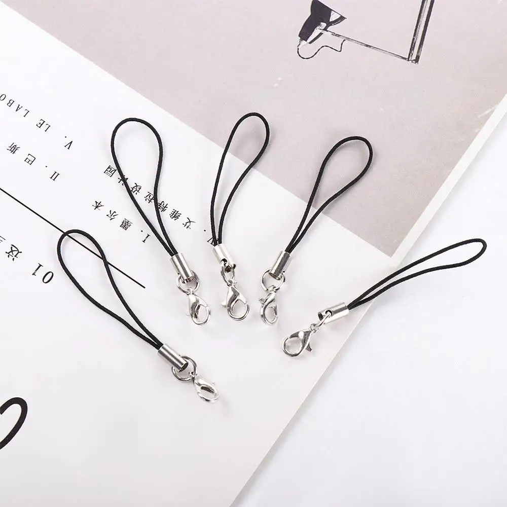Bag Key Ring Phone Hanger Clips Keychains Hooks Phone Lanyard String Lobster Clasp Rope Lanyard Lariat Cords Phone Lanyard