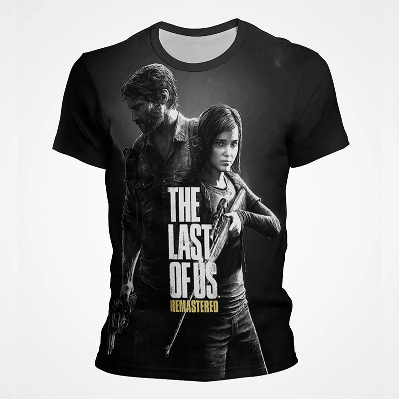 The Last of Us Part II 3D Print T-Shirts Men Women New Short Sleeve T Shirt Casual Oversized Harajuku Y2k Tops Tees Kid Clothing