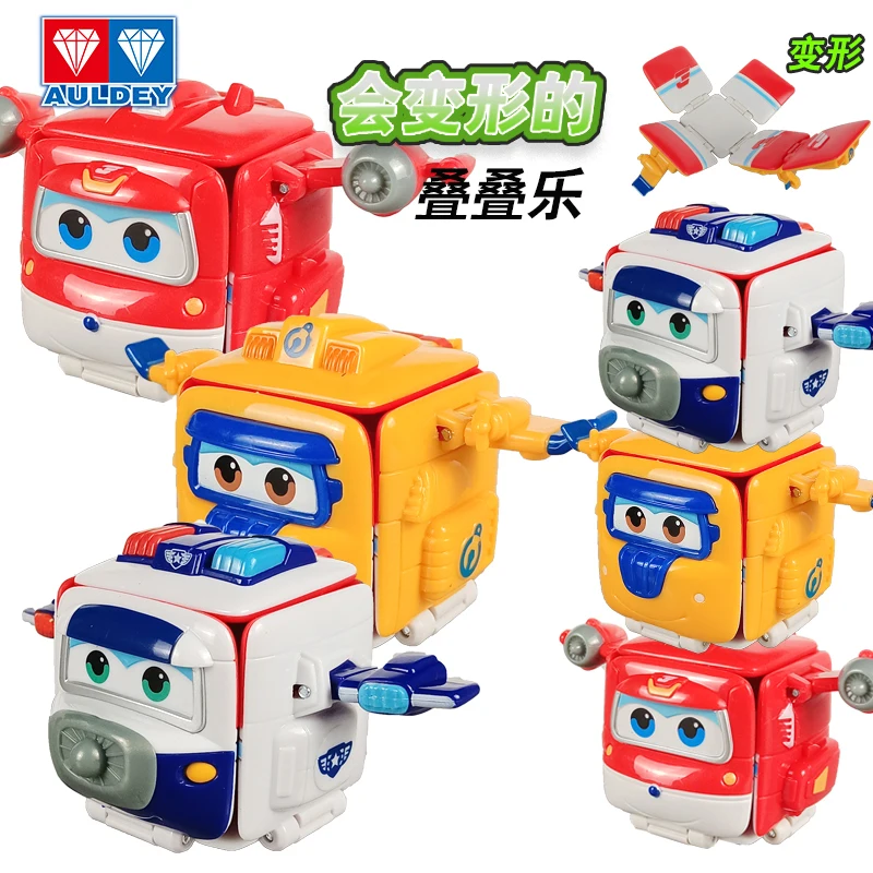 Super asas caixa de pacote divertido jett robô deslizante onekey função deformação crianças iluminação interativa brinquedo aprendizagem robô