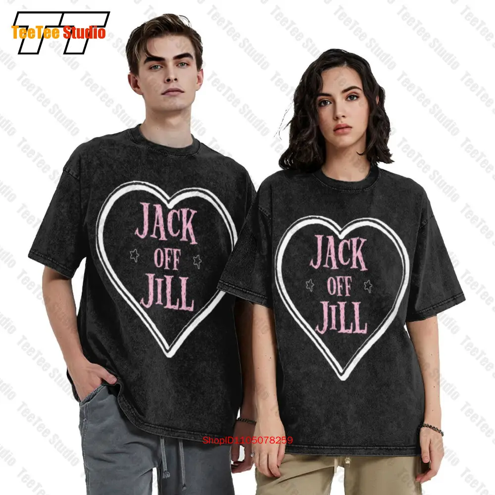 Jack Off Jill Band Heart Vintage Oversized T-Shirt UGS3