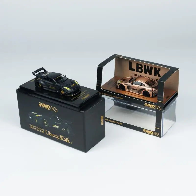 

INNO 1:64 NISSAN GT-R (R35) LBWK 2024 Special Edition Chase Die-cast Alloy Car Model Collection Display Gift