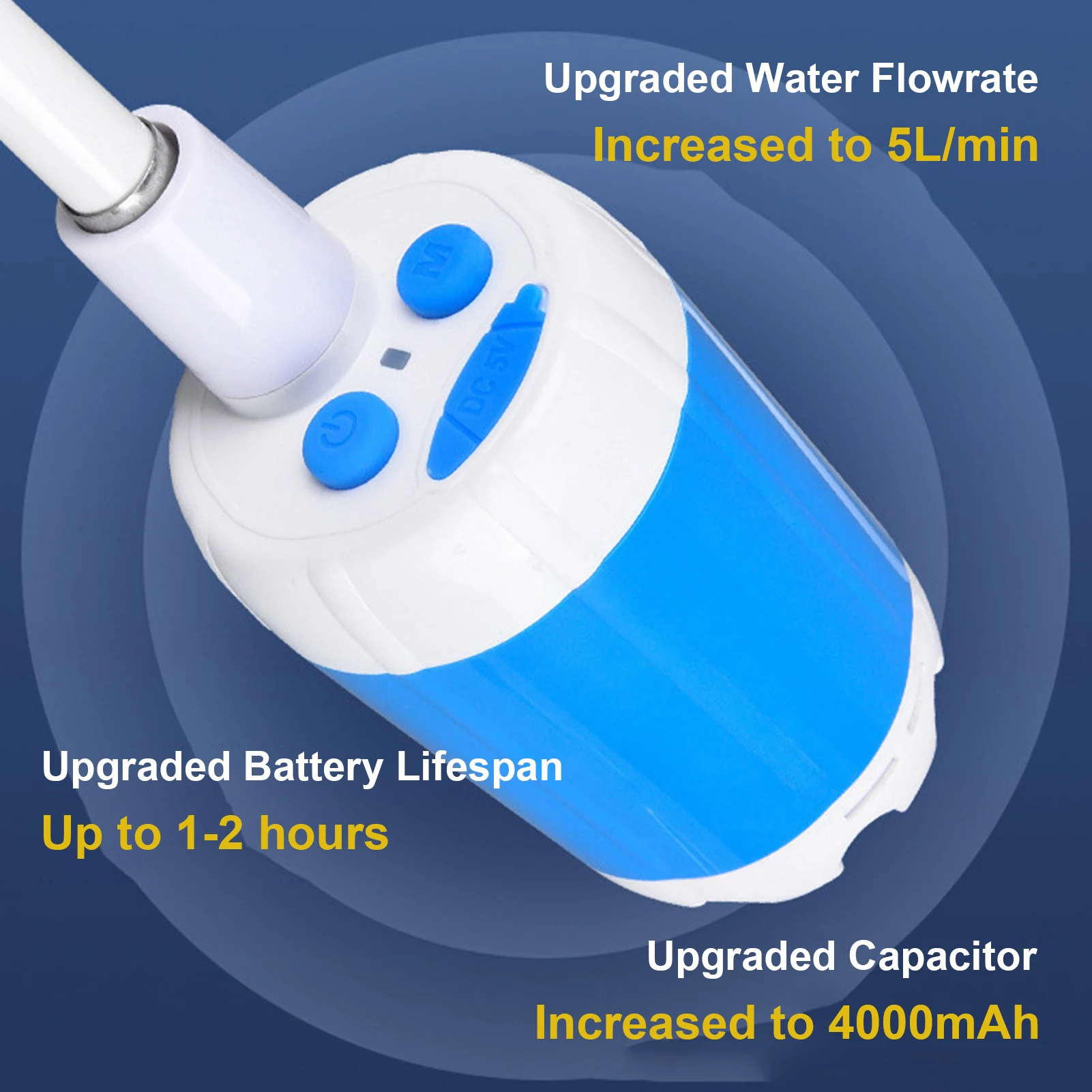 Portable Outdoor Shower Batter - Outdoor Power 'Hose' recension och pris