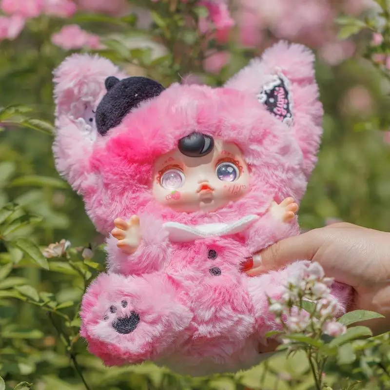 YUMI Hug Together Sleep Series llavero de felpa caja ciega lindas figuras de muñecos de vinilo juguetes coleccionables regalos de cumpleaños