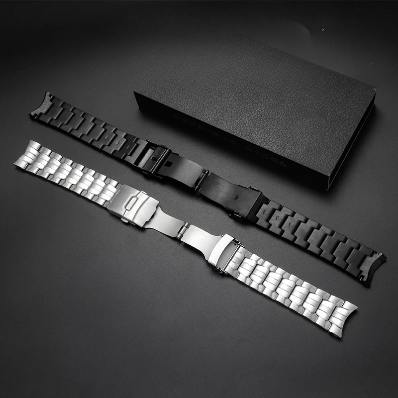 Для Casio Red Bull Limited Edition ремешок для часов с твердой стальной пряжкой специальный интерфейс 22 мм прочный ремешок из нержавеющей стали черный