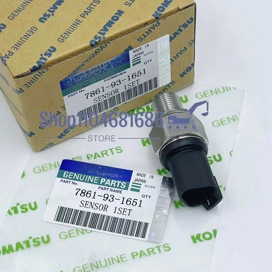 7861-93-1651 50MPa 7861-93-1650 High Pressure Sensor for PC200-7 PC220-7 PC300-7 PC360-7 PC400-7 Excavator Repair Parts