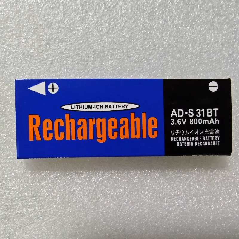 AD‑S31BT AD‑S30BT AD‑T51BT Replacement Battery 3.6V 800mAh for Sharp MD Player MD-MT821 MD-MT831 MD-ST531 for Kenwood DMC‑L7R