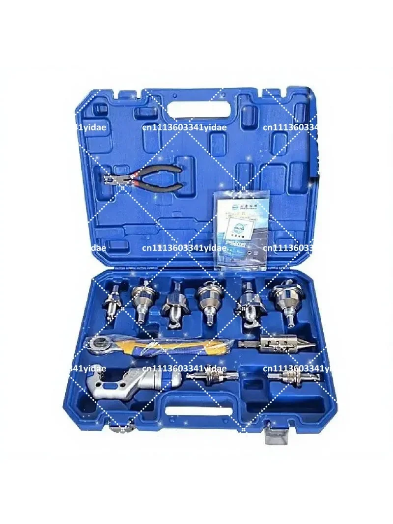 WK-T800 T-Type Copper Pipe Hole Puncher for Hard Copper Material Sturdy Durable Welding Reduction Refrigeration Tool Red
