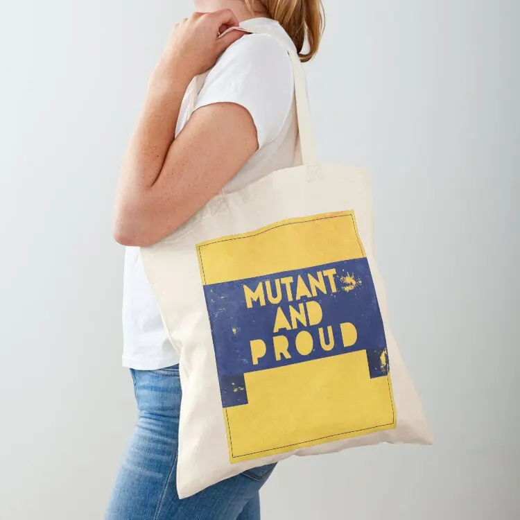 

mutant and proud Tote Bag Portable shopping bag tote bags men tote bags aesthetic sac pour femme
