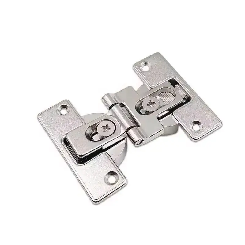 Durable 10PCS Zinc Alloy Adjustable Furniture Hinges 180 Degree Invisible Hidden Folding Door Hinges Screen Linkage Door Hinges