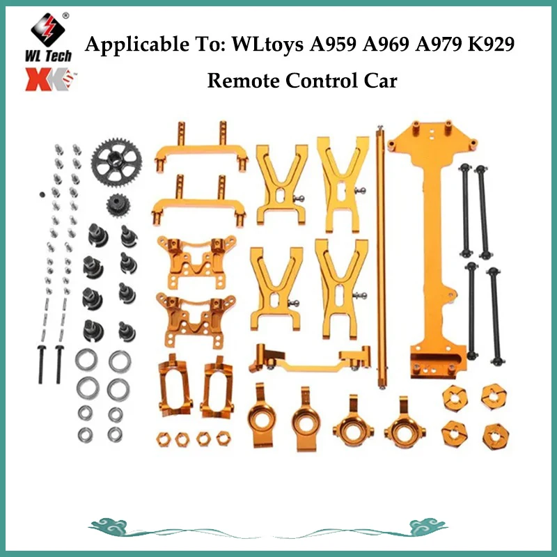 Wltoys-Atualizado tipo C engrenagem de redução do assento, engrenagem do motor, 184011, A959-B, A949-B, A979-B, A969-B, acessório do carro RC, 19 conjuntos